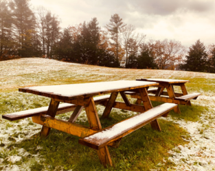 Tables-behind-middlesex-hub-with-first-snow