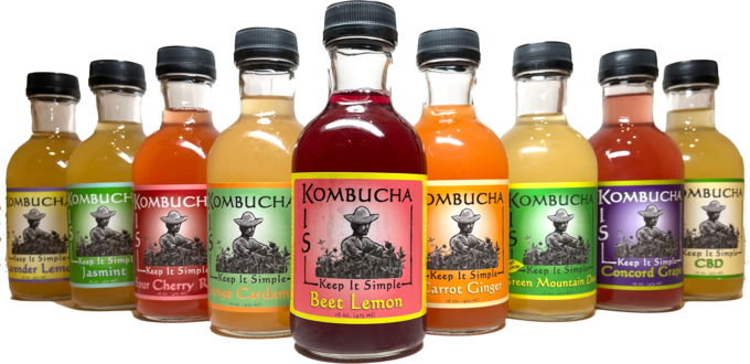 kombucha bottles