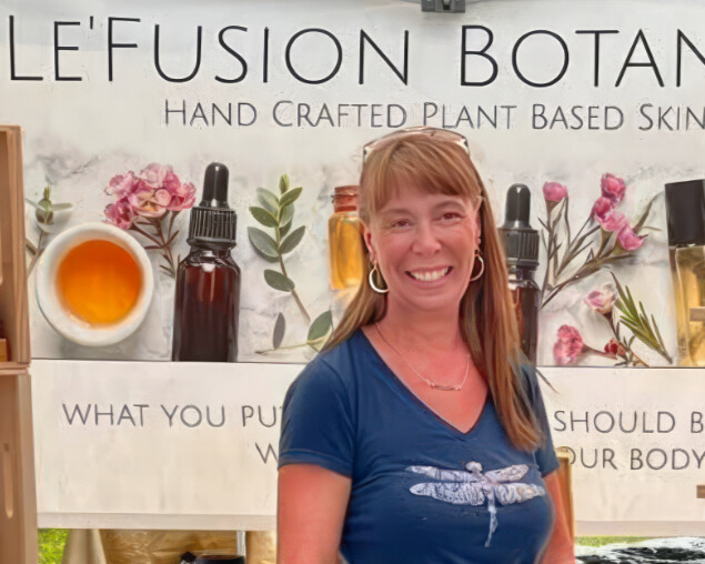 Kelly of le'fusion botanicals skincare vermont